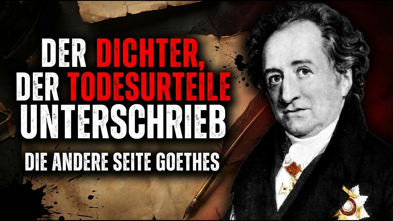 DER DICHTER, DER TODESURTEILE UNTERSCHRIEB — DIE ANDERE SEITE GOETHES