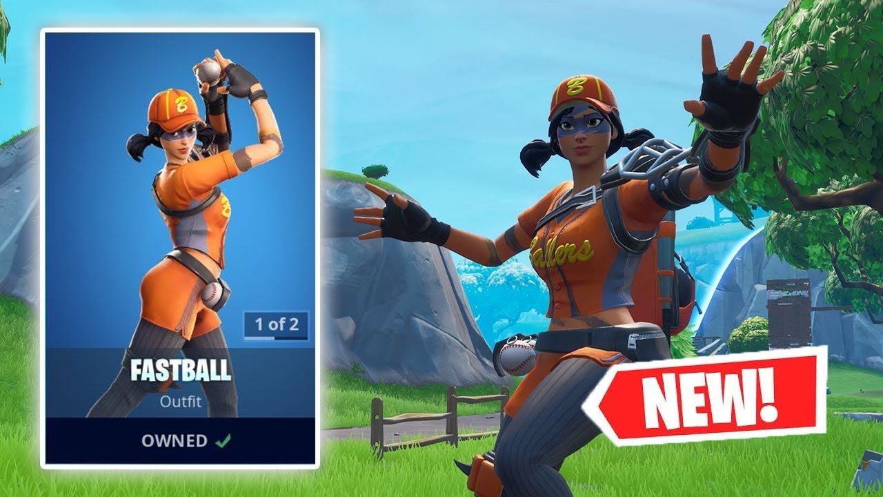 NEW FASTBALL SKIN GAMEPLAY IN FORTNITE!