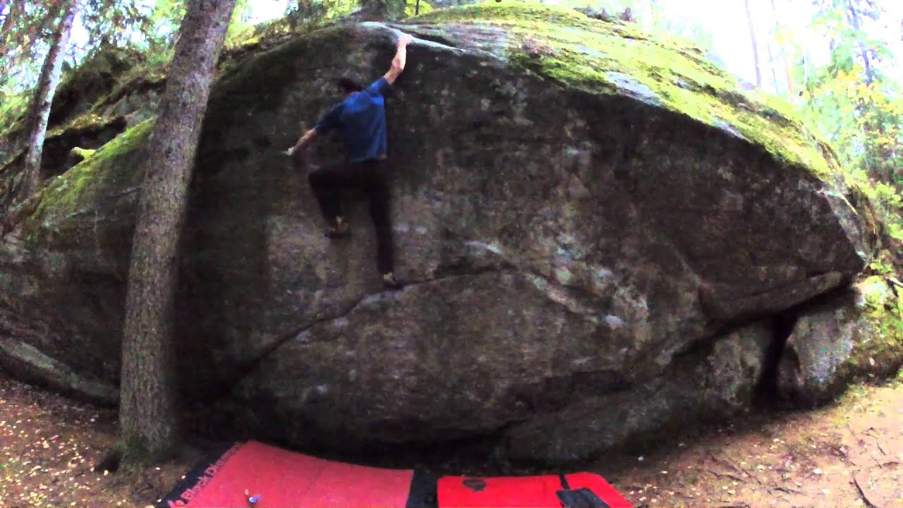 Det Japanske Hullet (aka Hullet Traverse project) 7C (V9)