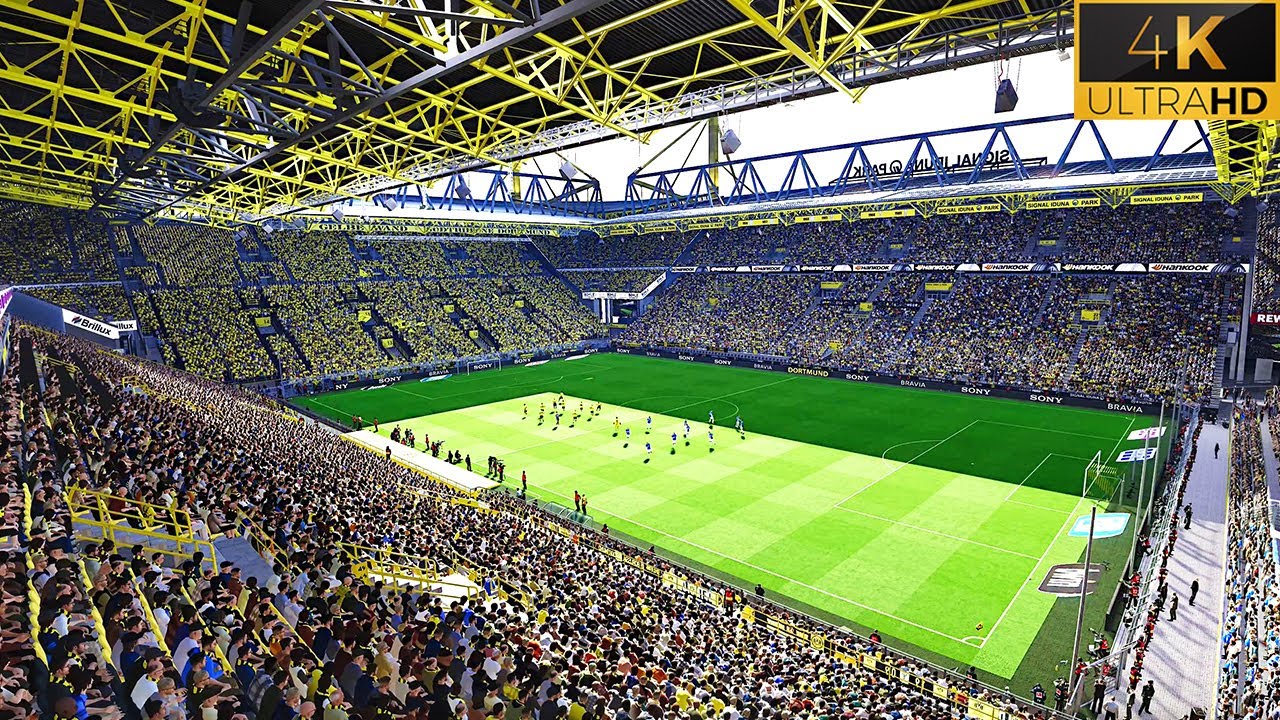 PES 2021 NEW Ultra Realistic Sound & Graphics Mod | Borussia Dortmund vs Darmstadt | 4K