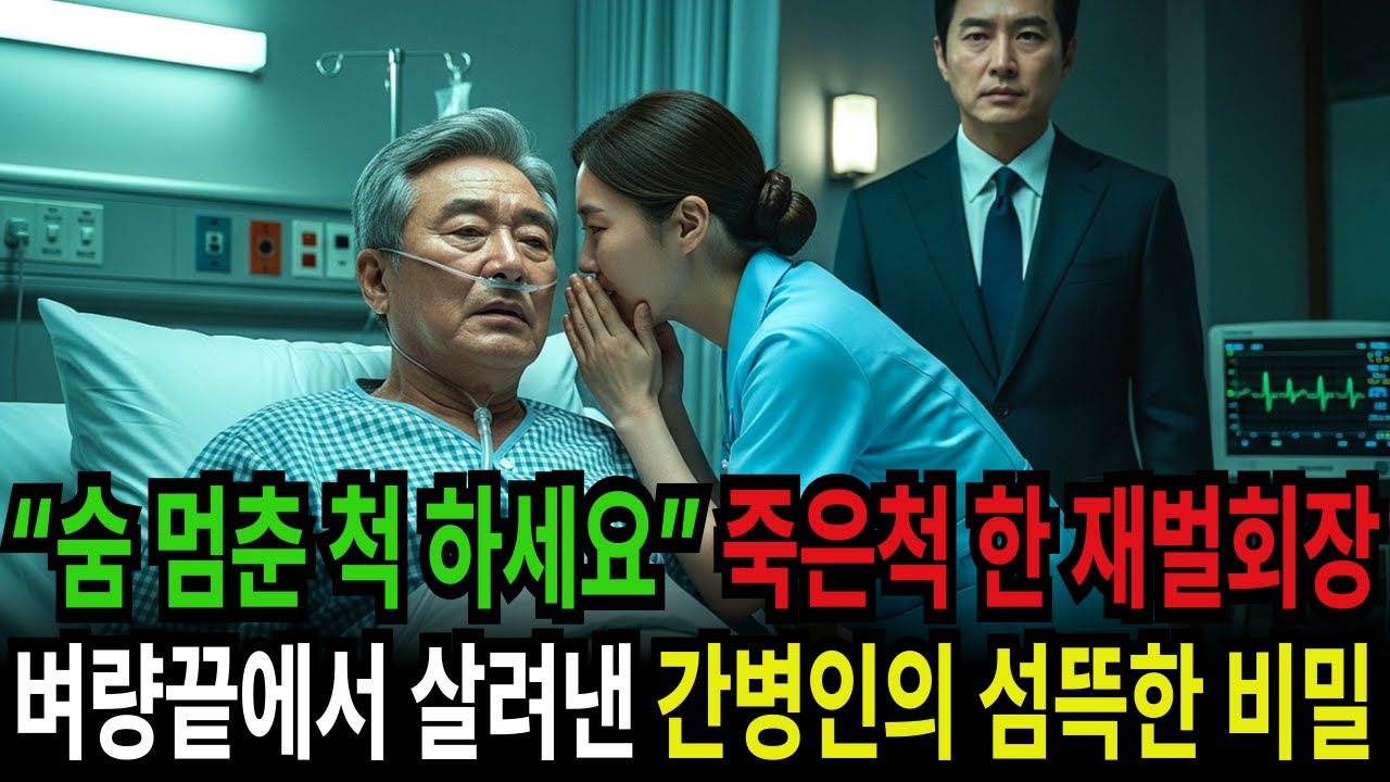 “숨 멈춘 척 하세요” 죽은척 한 재벌회장 벼랑끝에서 살려낸 간병인의 섬뜩한 비밀