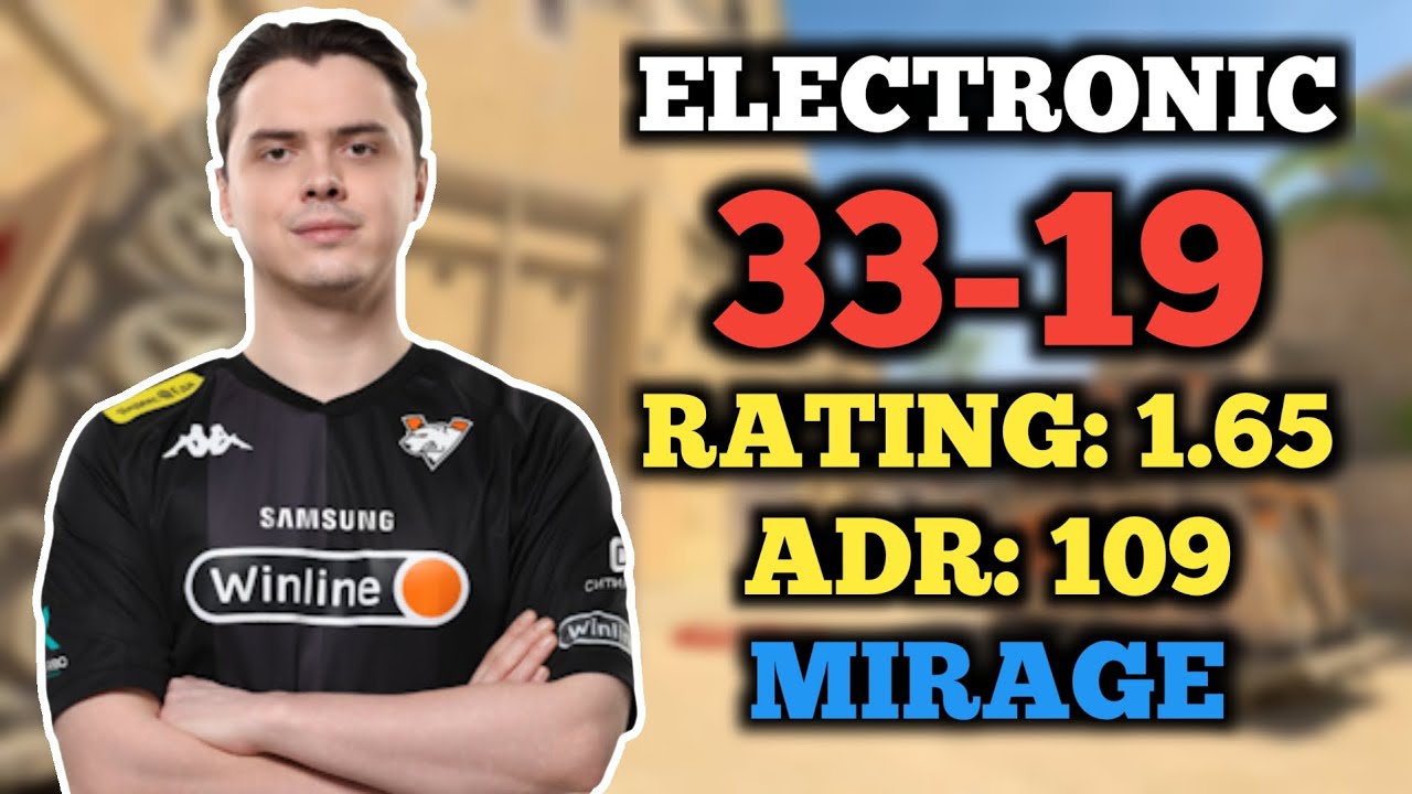 CS2 POV | ELECTRONIC (33-19) FACEIT RANKED (MIRAGE) | SEM VOZ