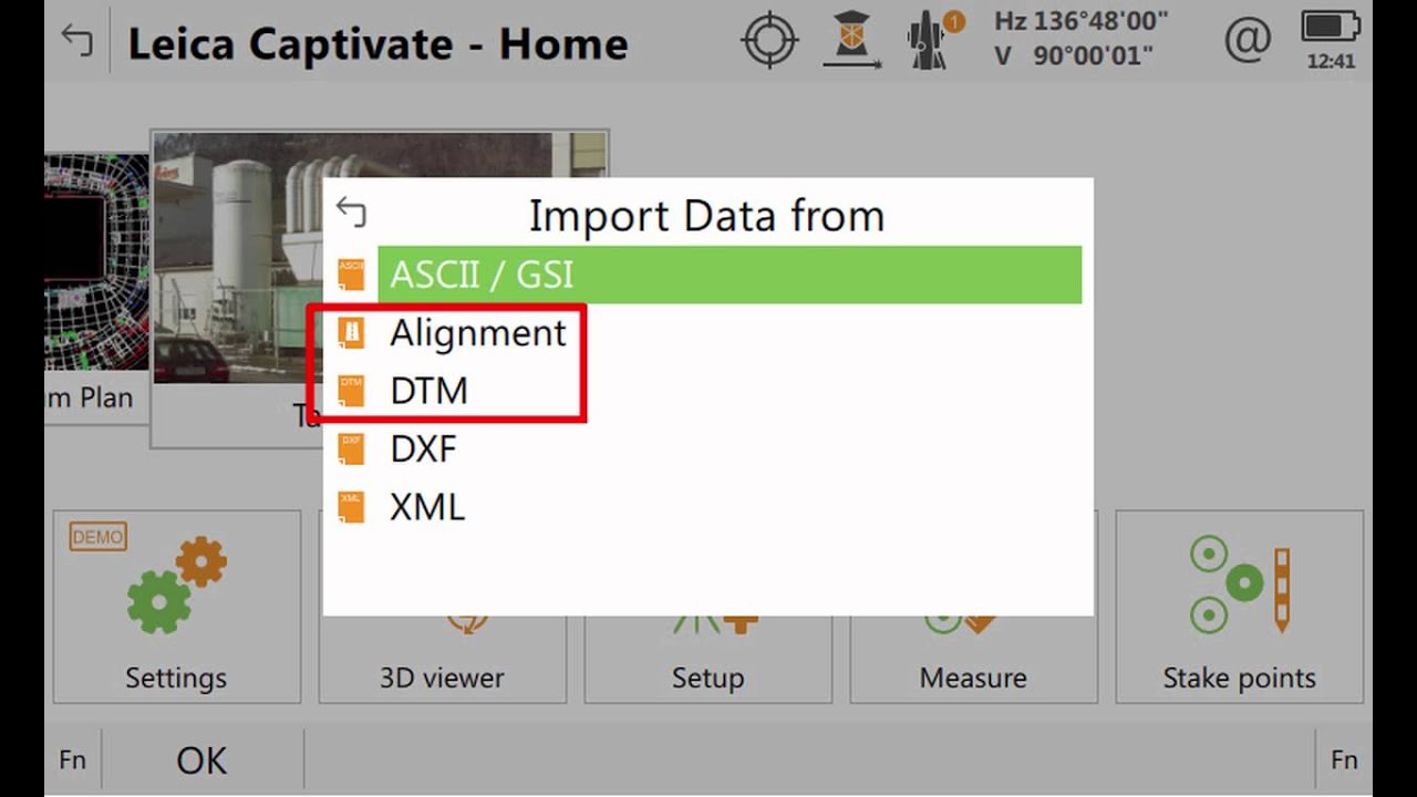 Import an XML file into a job