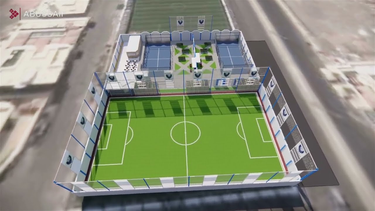 تصميم نادي رياضي  - Sports club design