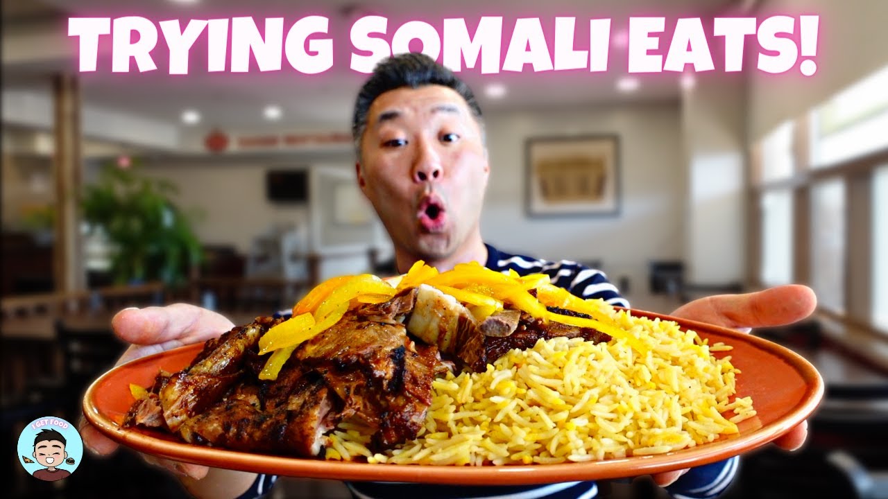 Chinese Canadian 1st Time Trying SOMALI FOOD at a Spot Recommended by a Viewer! - Sahan Restaurant