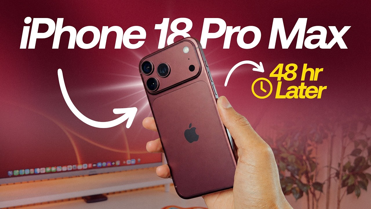 iPhone 18 Pro Max &mdash; 48 часов спустя... (ЧЕСТНЫЙ обзор)