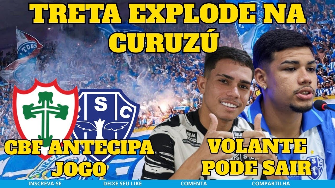 BOMBA NA CURUZÚ E JOGO ANTECIPADO 