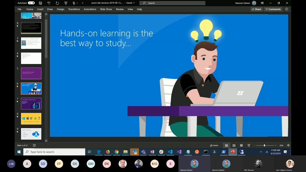 Службы лаборатории Azure