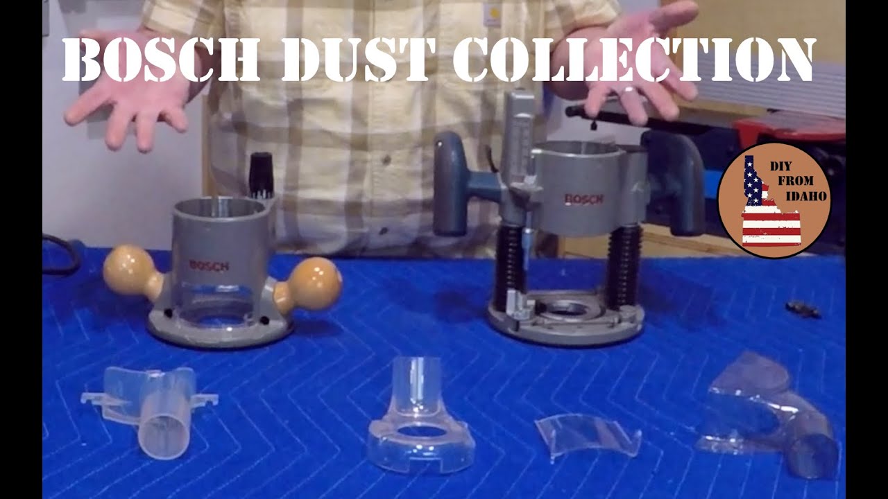 Router Dust Collection for the Bosch 1617