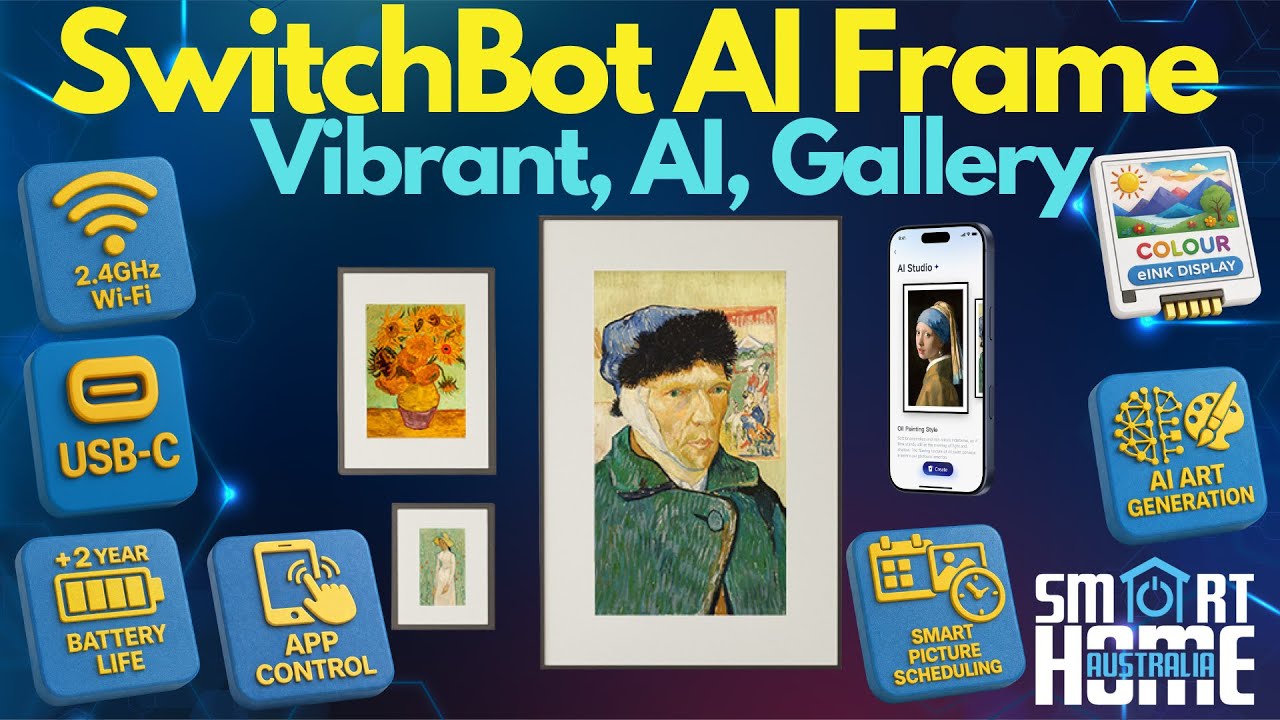 SwitchBot AI Frame Review: Color e-Ink “Living Art” + 2-Year Battery Tested