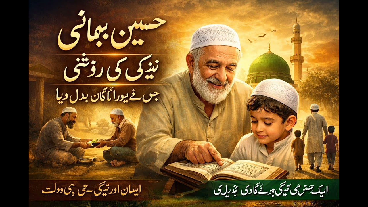 حسین بھائی: نیکی کی روشنی جس نے پورا گاؤں بدل دیا