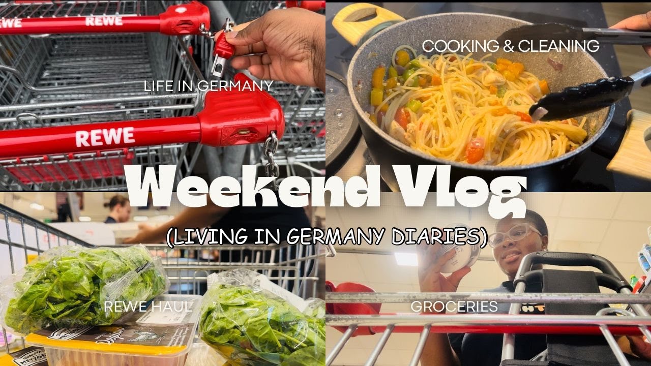 Weekend Vlog: Grocery Shopping at REWE, Weekly Food Budget for a Couple, Haul, Cooking & More!