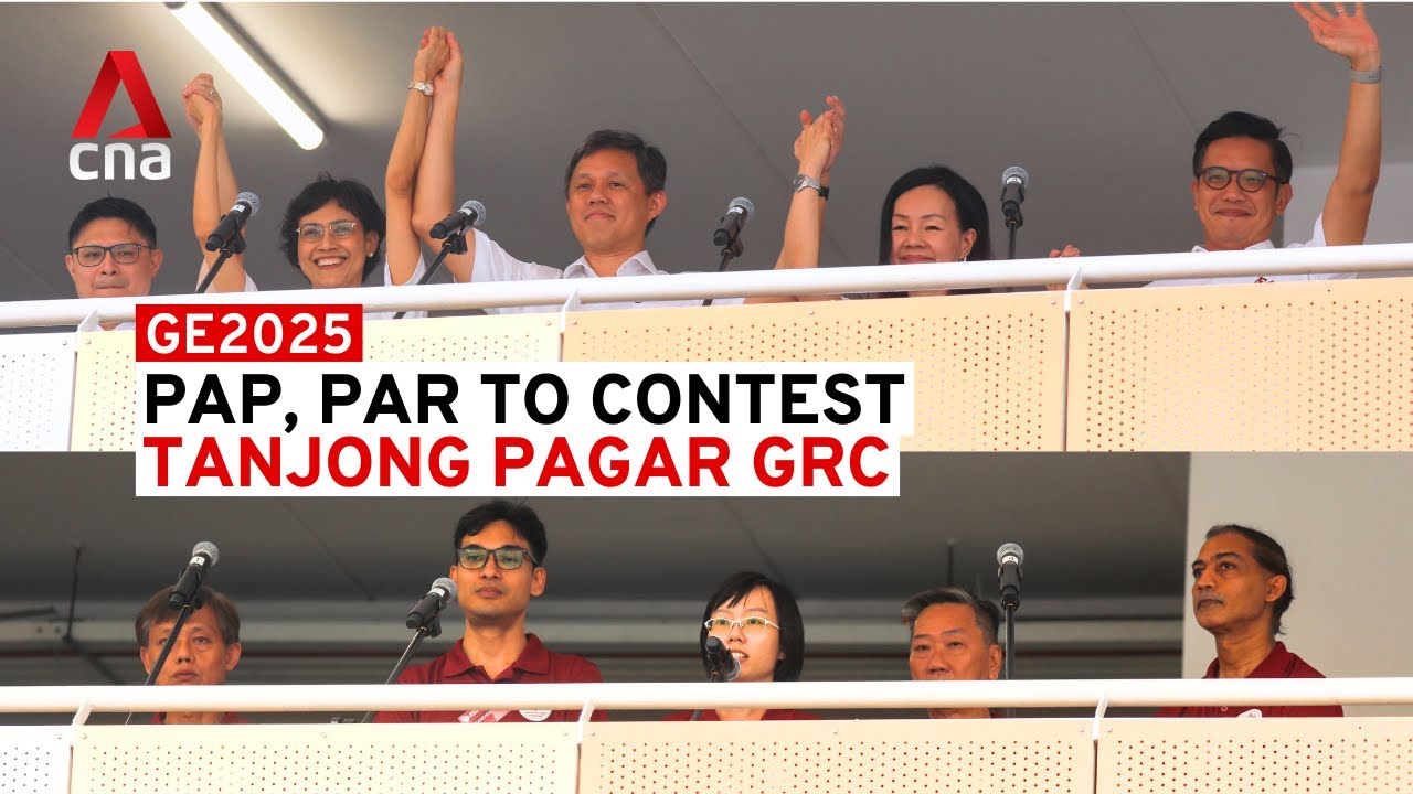 GE2025 Nomination Day: PAP and PAR speeches for Tanjong Pagar GRC
