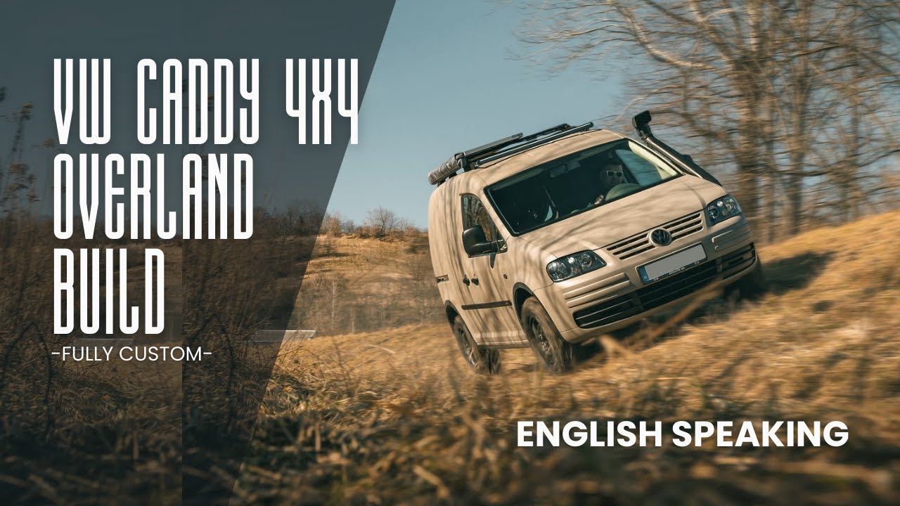 Обзор VAN TOUR на английском языке | Sputnik - VW Caddy 4 Motion OVERLANDER на английском языке