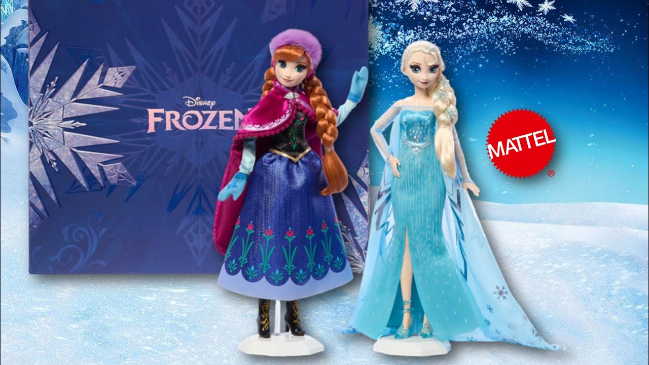 Disney Frozen ❄️☃️ Anna and Elsa 10th Anniversary Set by Mattel 🥶🧊