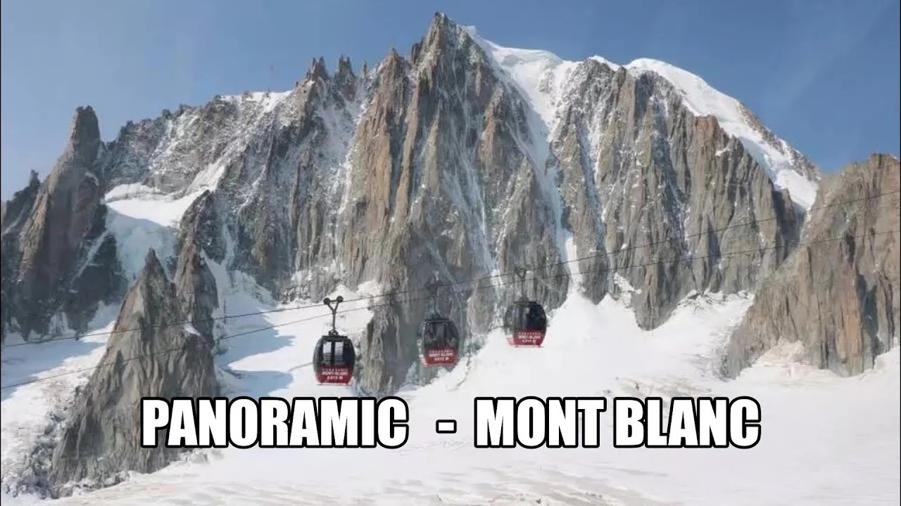 Panoramic Mont-Blanc | Aiguille du Midi | Pointe Helbronner | France | Italy