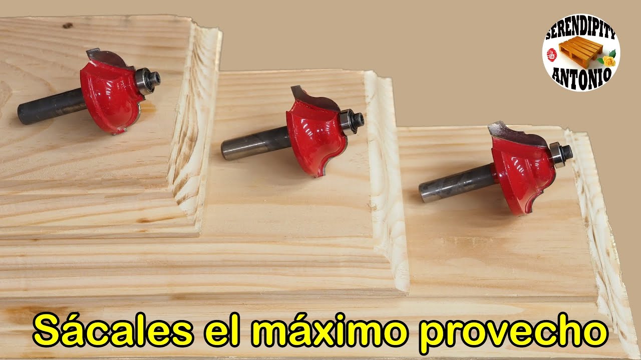 Trucos de carpintería: cómo sacar el máximo provecho a las fresas de dibujo