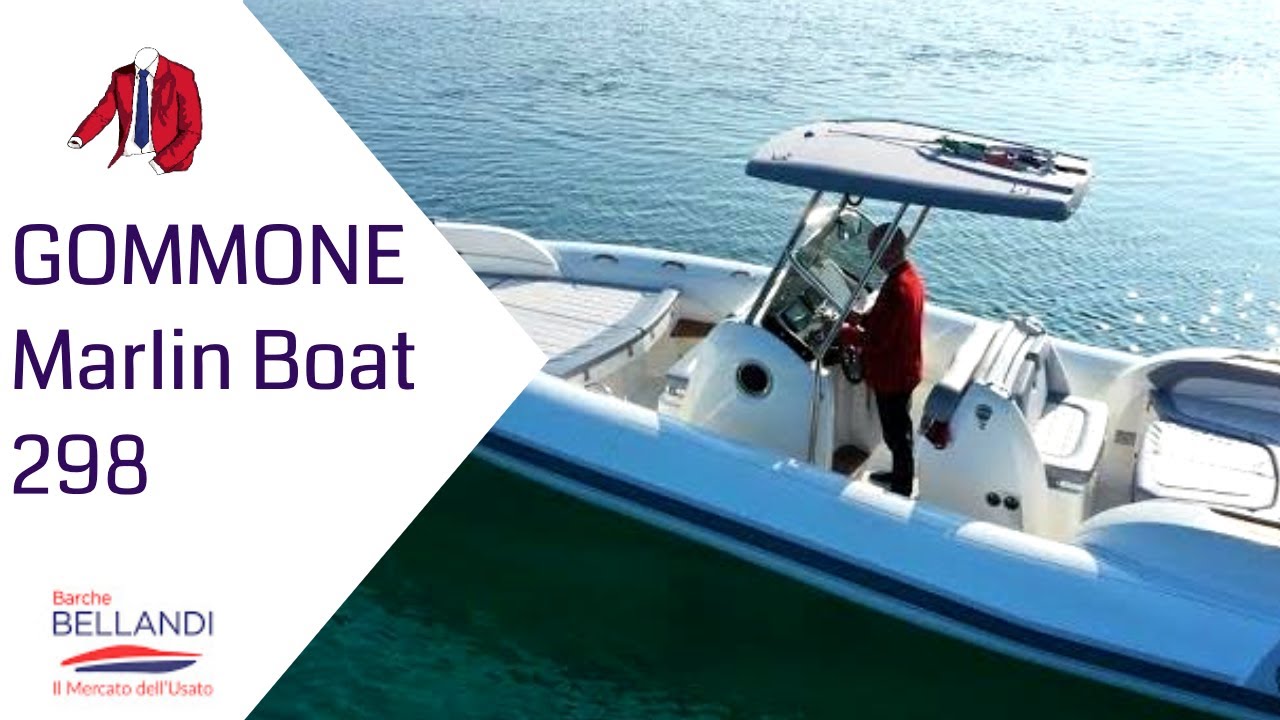 Scopri il Gommone Marlin Boat 298 - Gommone usato - Lago di Garda