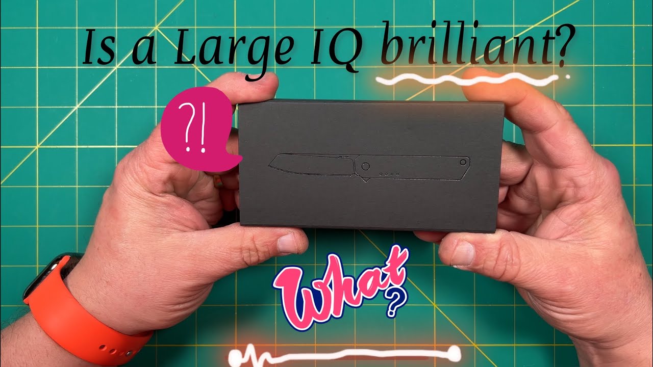 Unboxing a beautiful Quiet Carry Large IQ knife… is it the prefect large version of the original IQ?