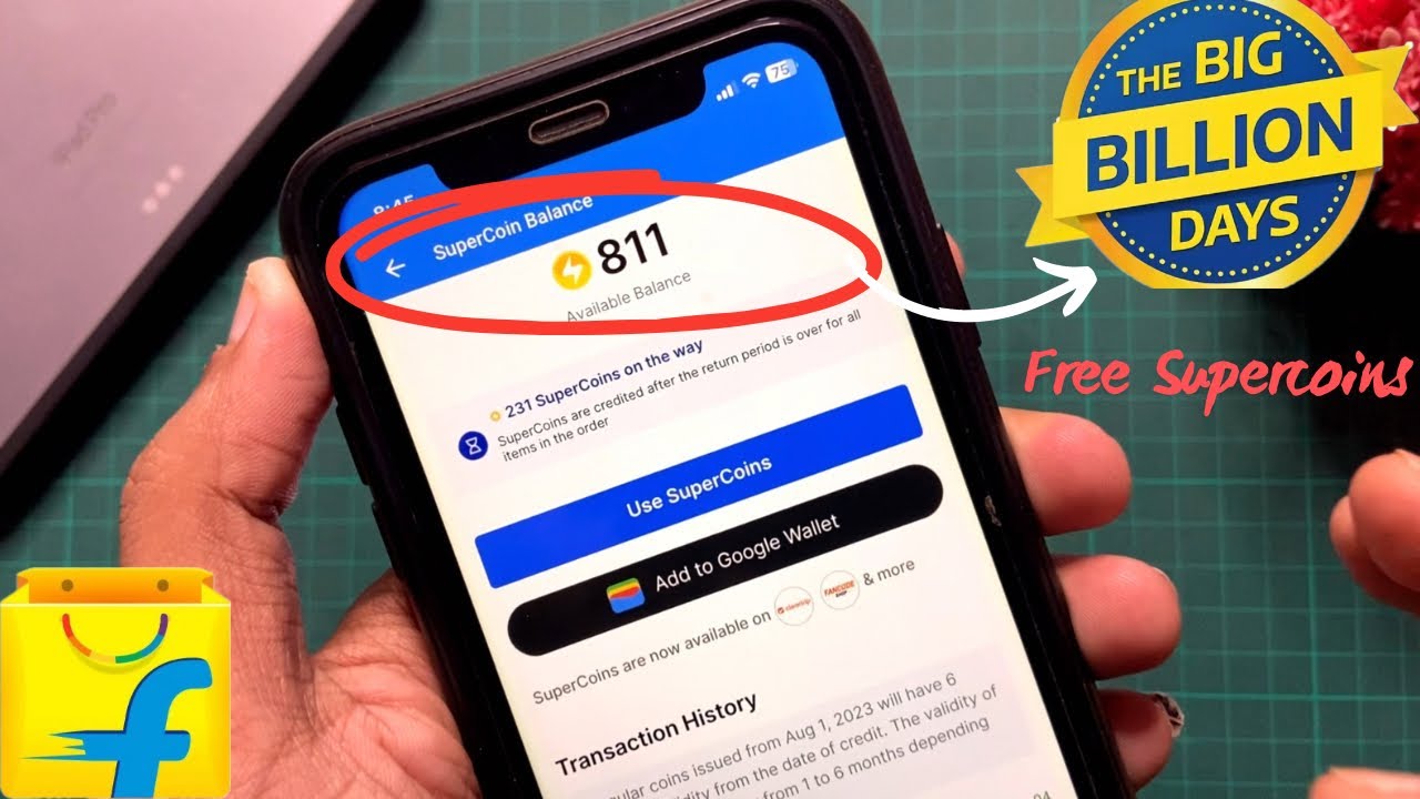 How To Get Free Flipkart Supercoins 🤯 ₹1 = 1 Supercoin 💀 Grab It Before BBD Sale👻
