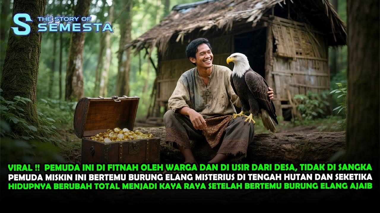 VIRAL !! PEMUDA MISKIN YANG DIUSIR KARENA FITNAAN, KINI MENJADI KAYA SETELAH BERTEMU BURUNG ELANG