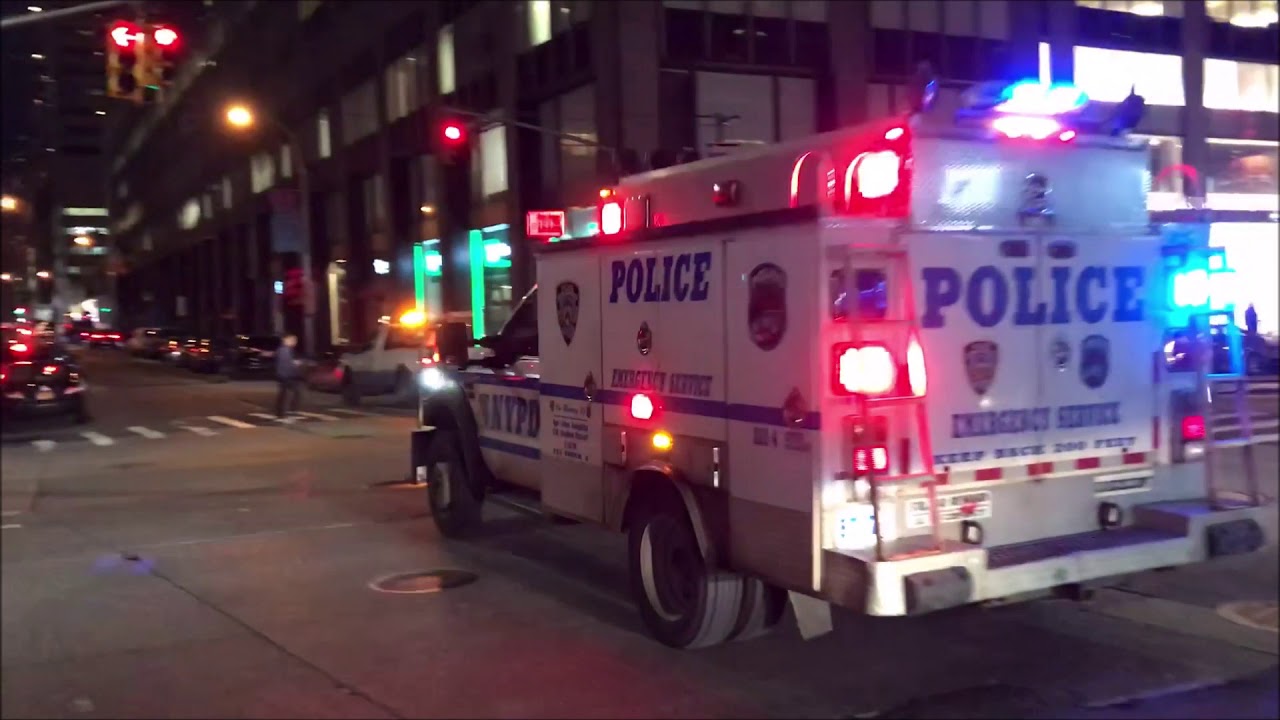COMPILATION OF NYPD POLICE UNITS RESPONDING IN VARIOUS NEIGHBORHOODS OF NEW YORK CITY.  31