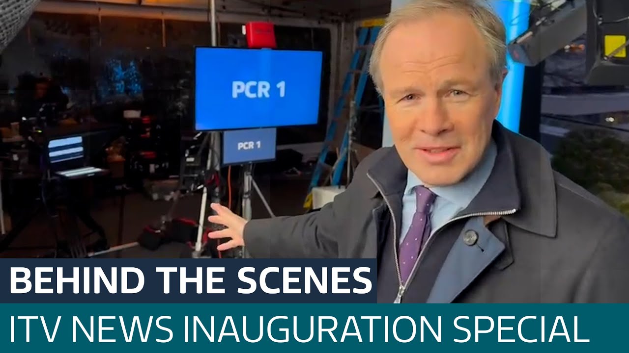 Behind the scenes of ITV News' inauguration coverage | ITV News