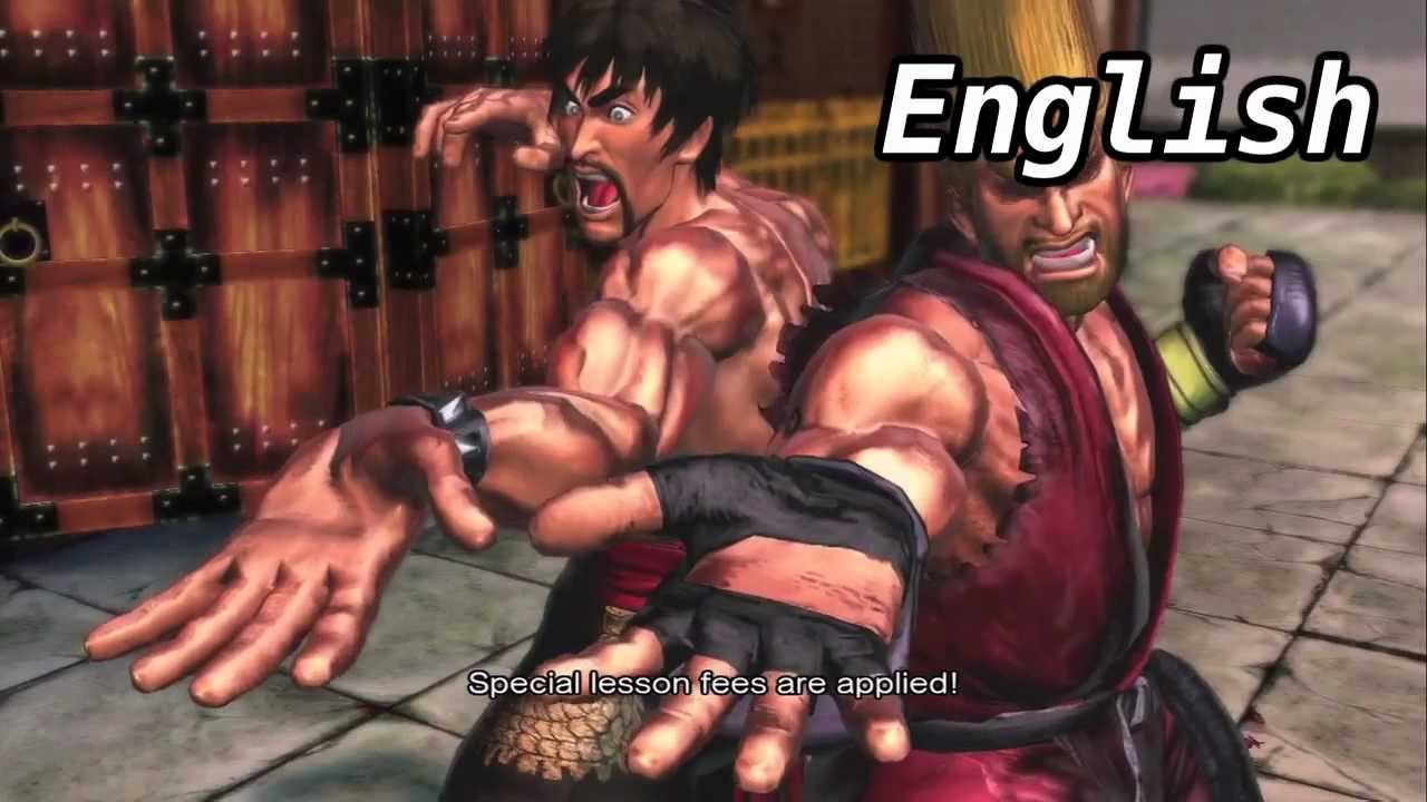Street Fighter X Tekken Japanese and English voice comparison