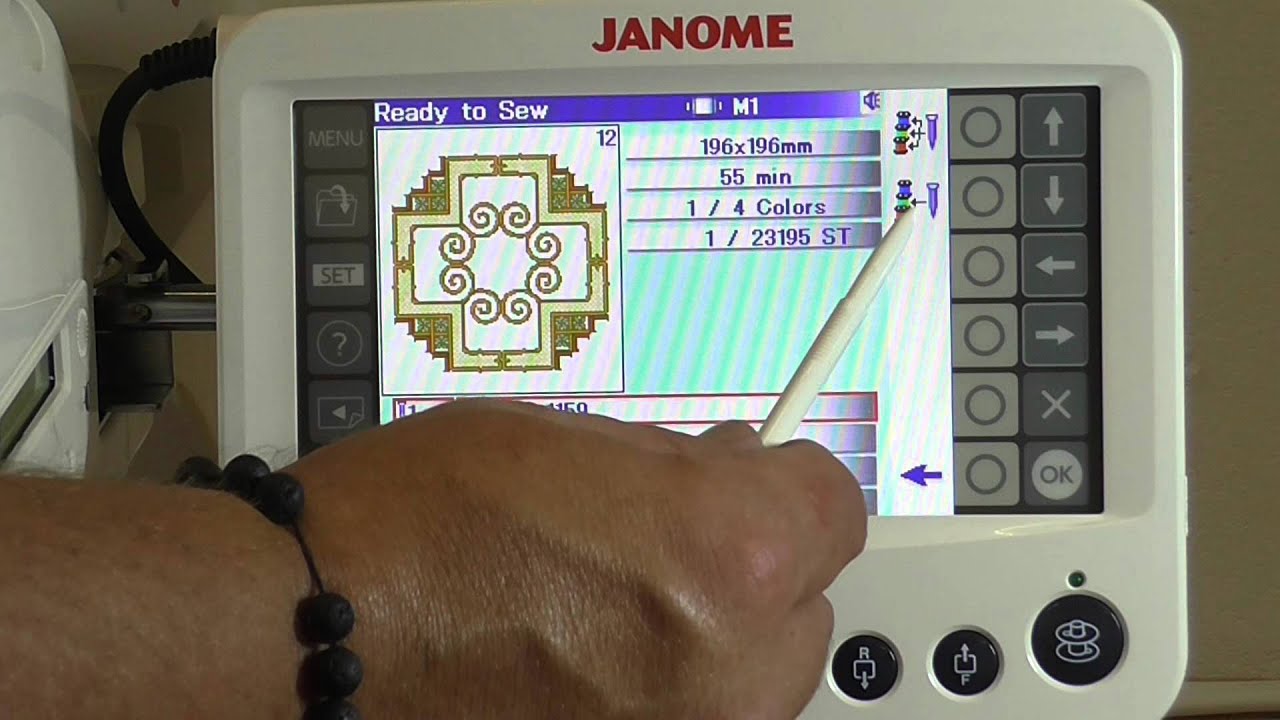 How to Program the Needls of the Janome MB-4/ MB-4S