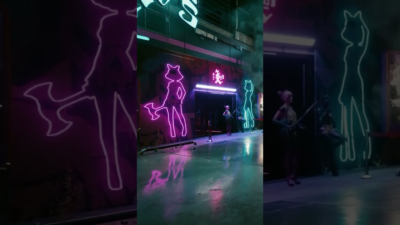 Discover Night City's Secret Hotspots: Dive into Cyberpunk 2077's Epic Bar & Club Odyssey! #shorts