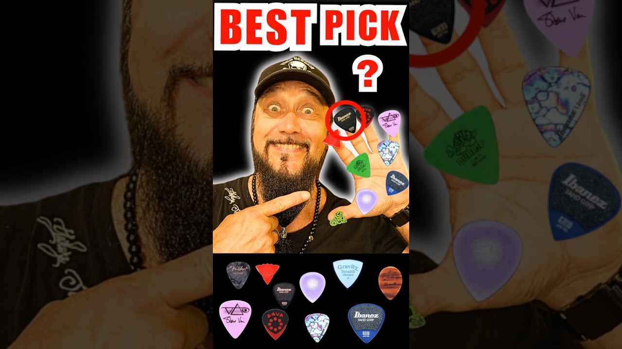 🔥Best Guitar Pick? 🎸 his Choice Changes Your Speed & Tone!🎸🤘