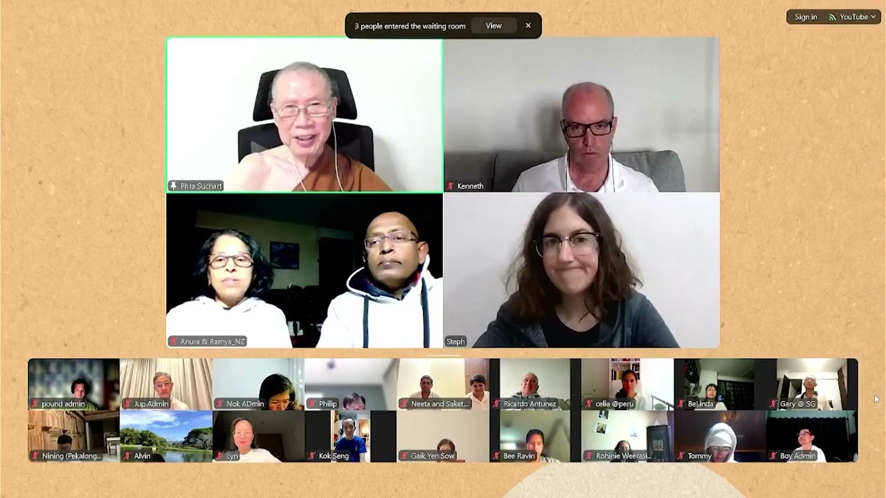 Dhamma chat via Zoom, August 19, 2025