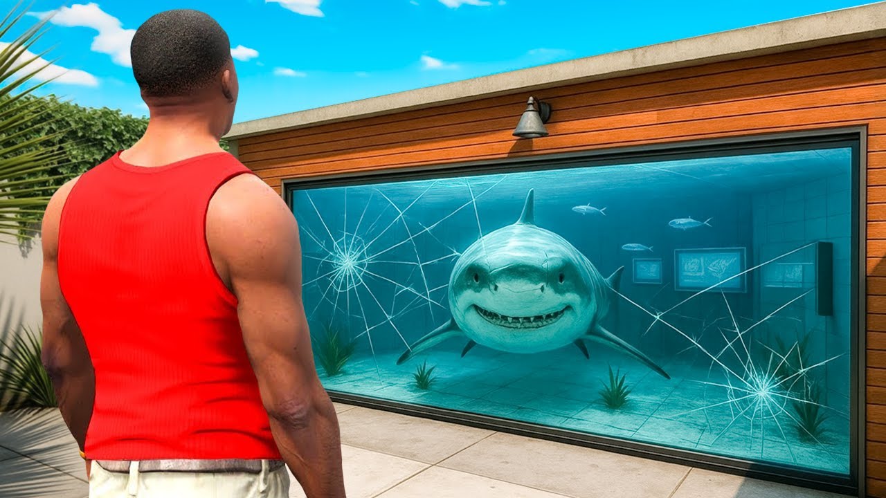 J'AI TRANSFORMÉ LA MAISON DE FRANKLIN EN AQUARIUM SUR GTA 5 !