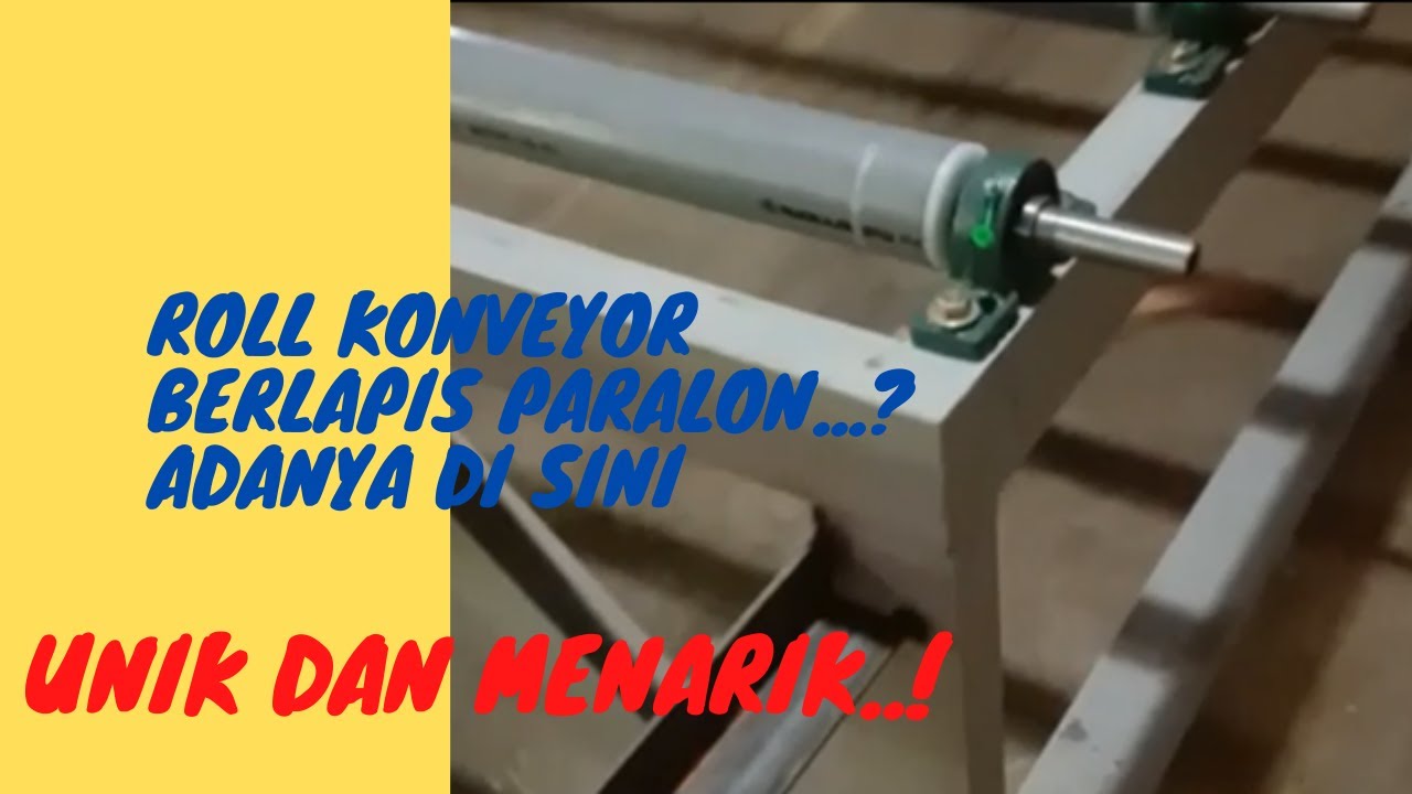 Pembuatan Roll Konveyor Berlapis Paralon (Paralon Coated Conveyor Roll Manufacturing)