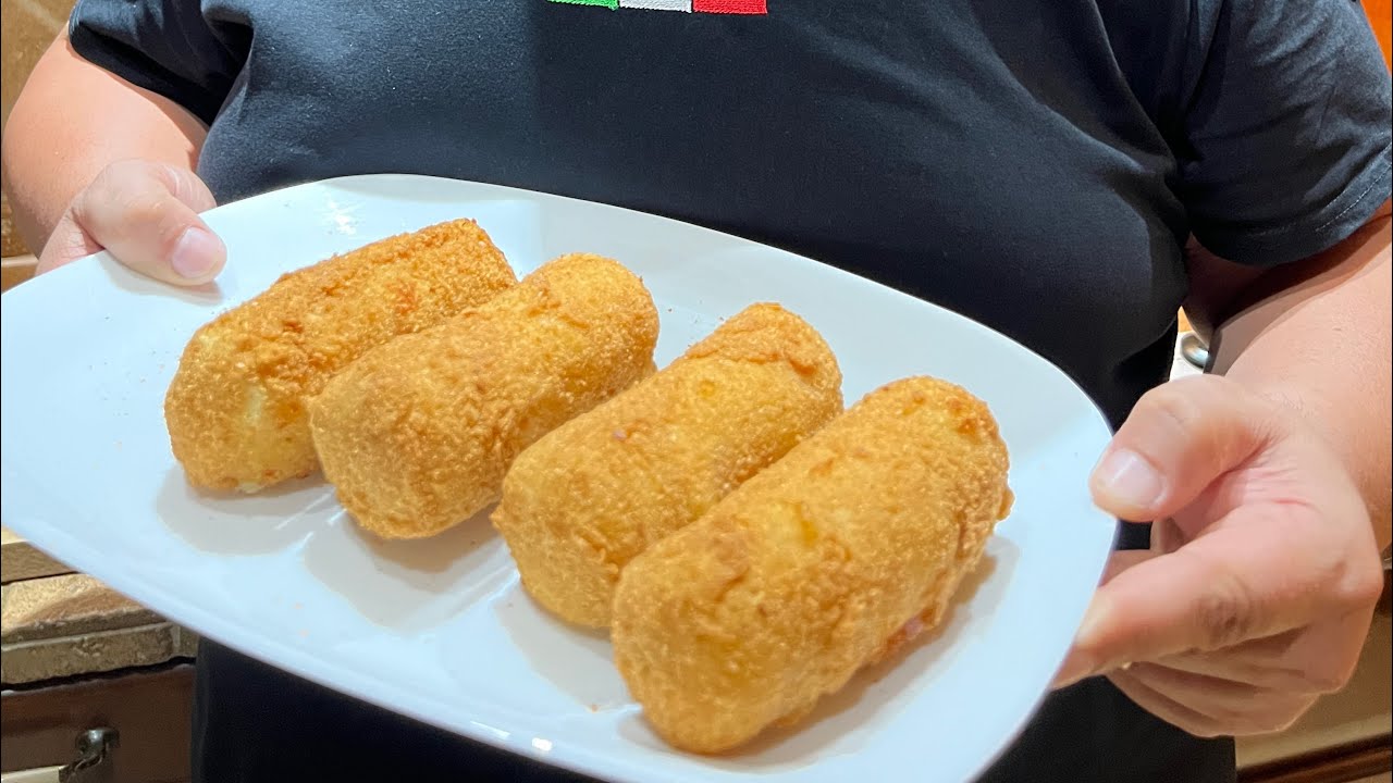 Crocchè napoletani senza uova #chefziopietro #crocchette #ricettafacileeveloce #cucinanapoletana