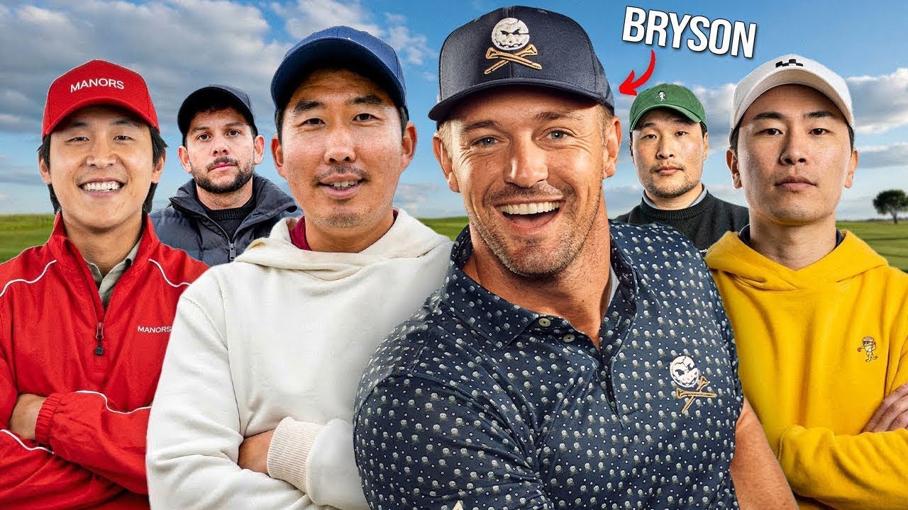 We played with Bryson DeChambeau (Actual)