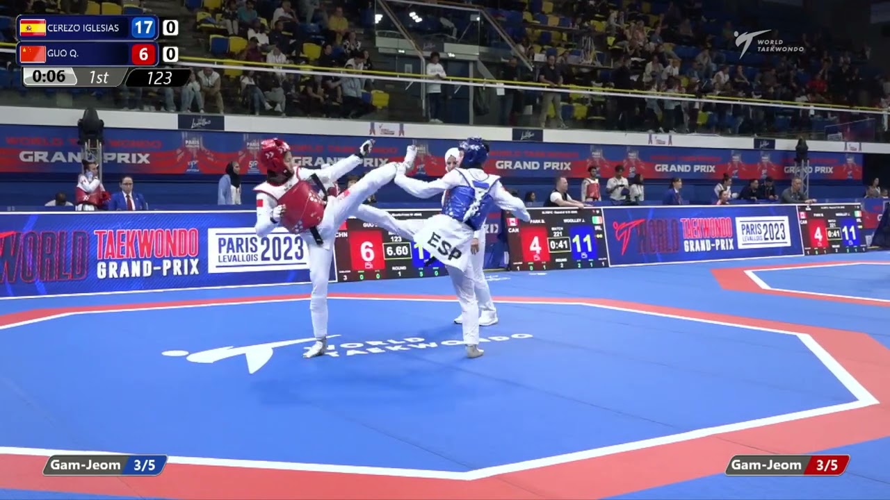 123 Quarterfinals WOMEN W  49KG ESP CEREZO IGLESIAS CHN GUO Q