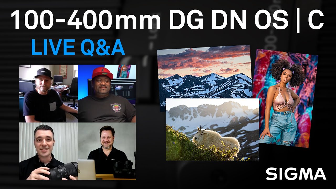 SIGMA 100-400mm DG DN OS Contemporary Lens - Live Q&A with Liam Doran and Keydrin Franklin