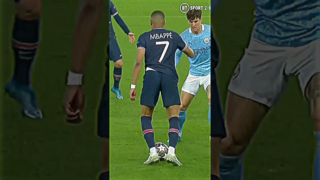 Mbappe vs Man city defenders