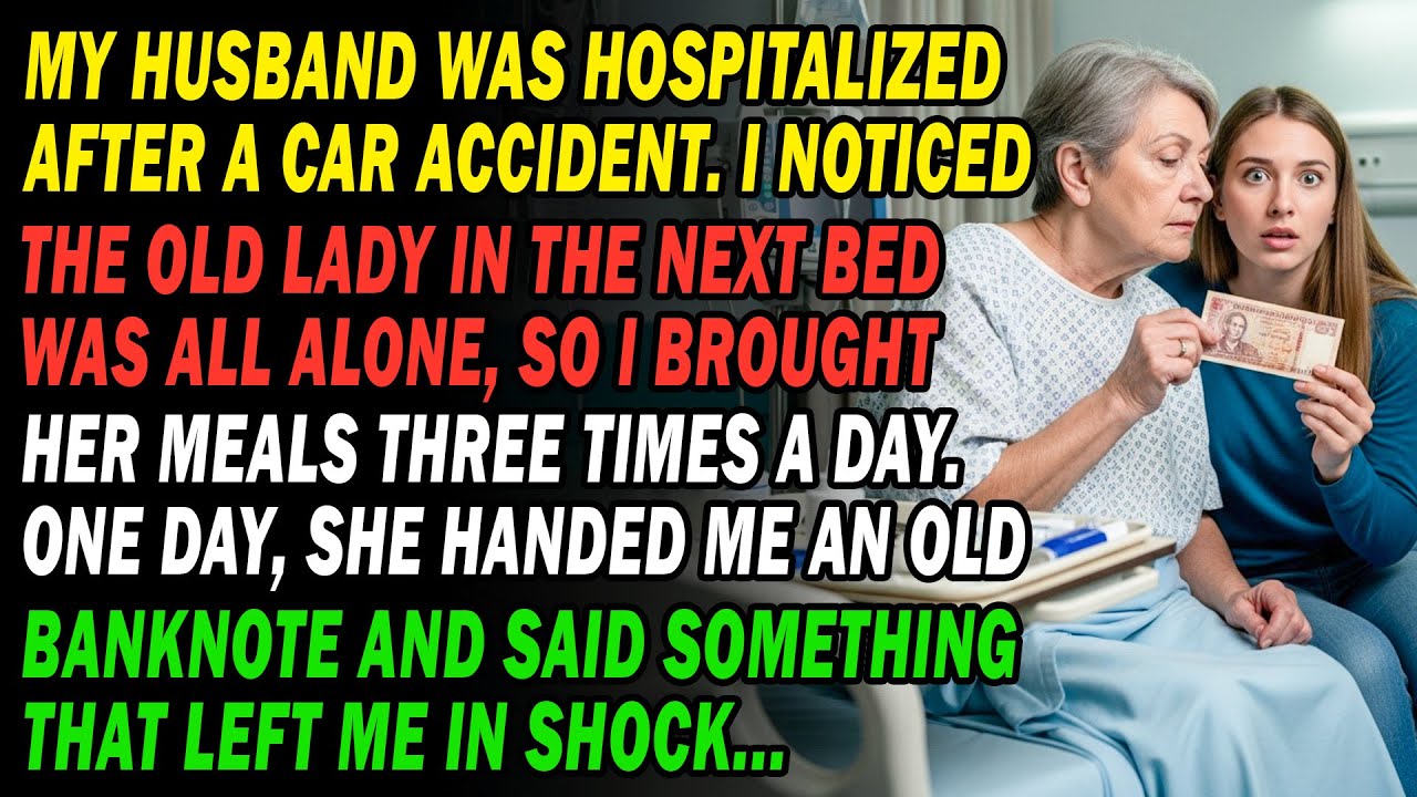 While I Cared For My Husband🏥 The Old Lady In The Next Bed Suddenly Whispered: 