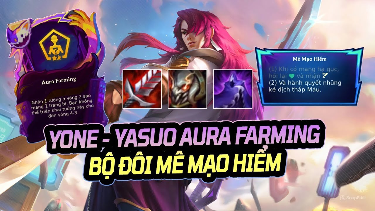 YONE AURA FARMING 4 SENSEI - 5 ĐẠI CƠ GIÁP THỨC TỈNH MÊ MẠO HIỂM CẤP 2 QUÉT SẠCH SÀN ĐẤU PB 15.5
