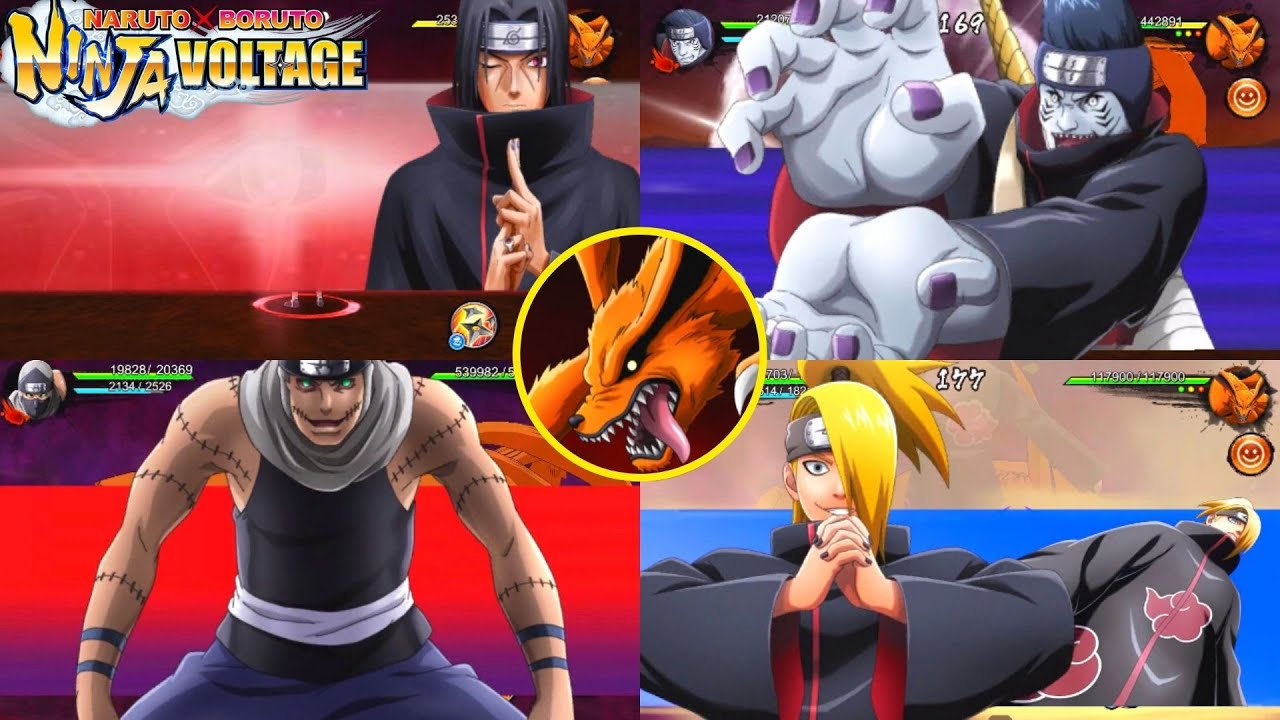 NXB NV Akatsuki VS Nine Tails | Naruto X Boruto Ninja Voltage