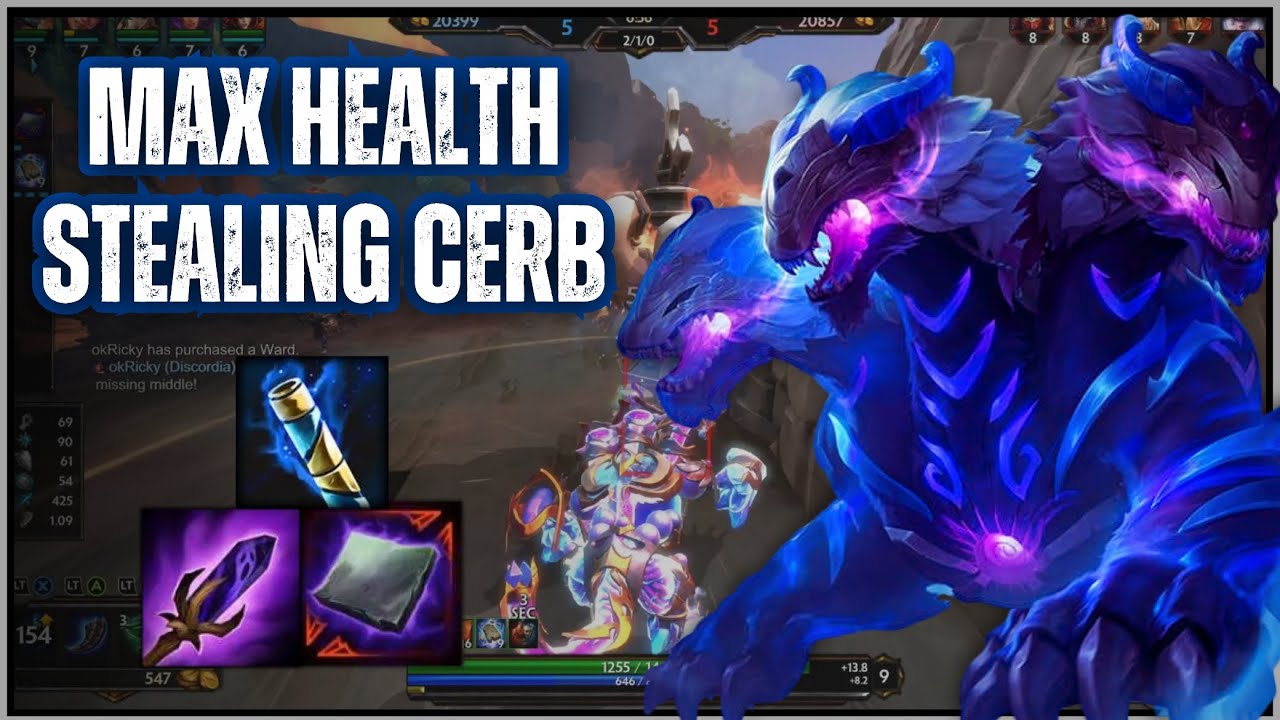 The Most Disrespectful Health Steal build in SMITE History (Cerberus)