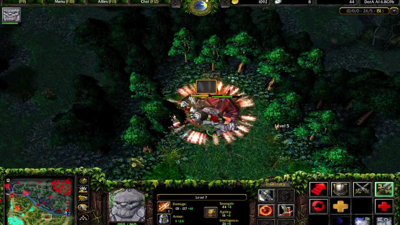 DOTA 6.8G9B Tiny Solo Fountain 871