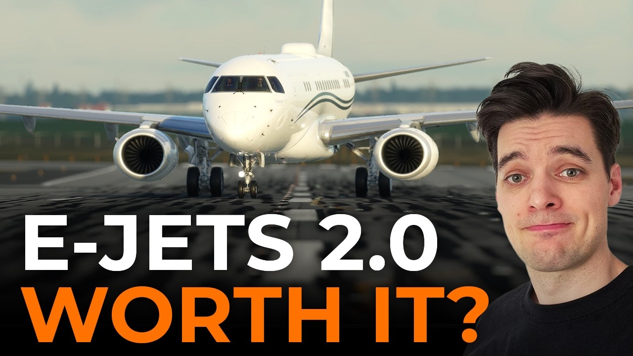 Are the E-Jets 2.0 Worth It? Let's try an RNAV Approach!