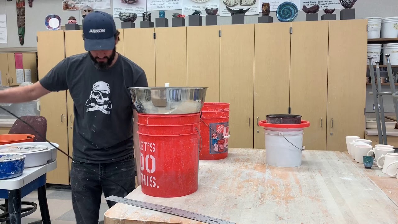Glaze Fountain build and demo.