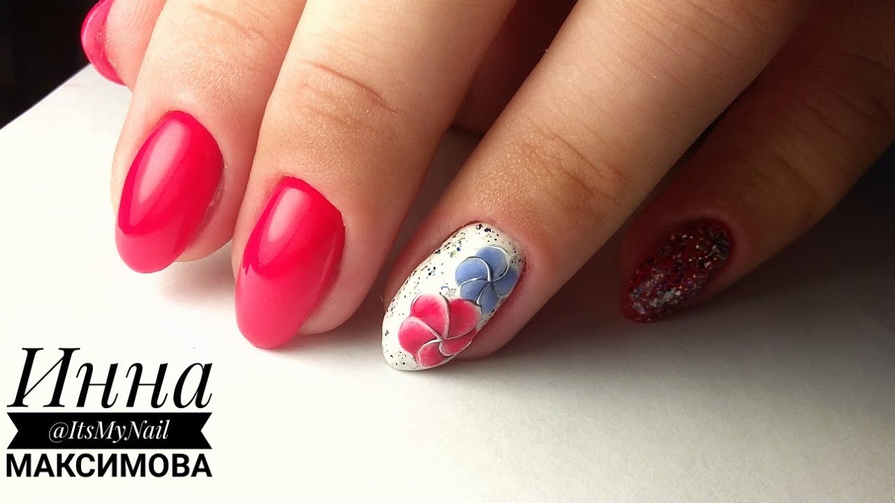 💖 ПРОСТОЙ дизайн для НАЧИНАЮЩИХ 💖 рисуем ЦВЕТОК на ногтях 💖 PATRISA NAIL 💖 Летний дизайн ногтей