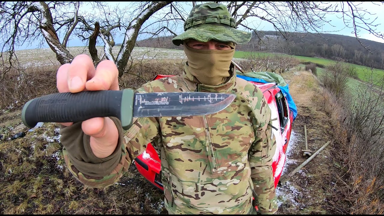 HULTAFORS OK4 OUTDOOR KNIFE - DESTRUCTION TEST - UNTIL IT BREAKS - CARBON STEEL - 58/60 HRC