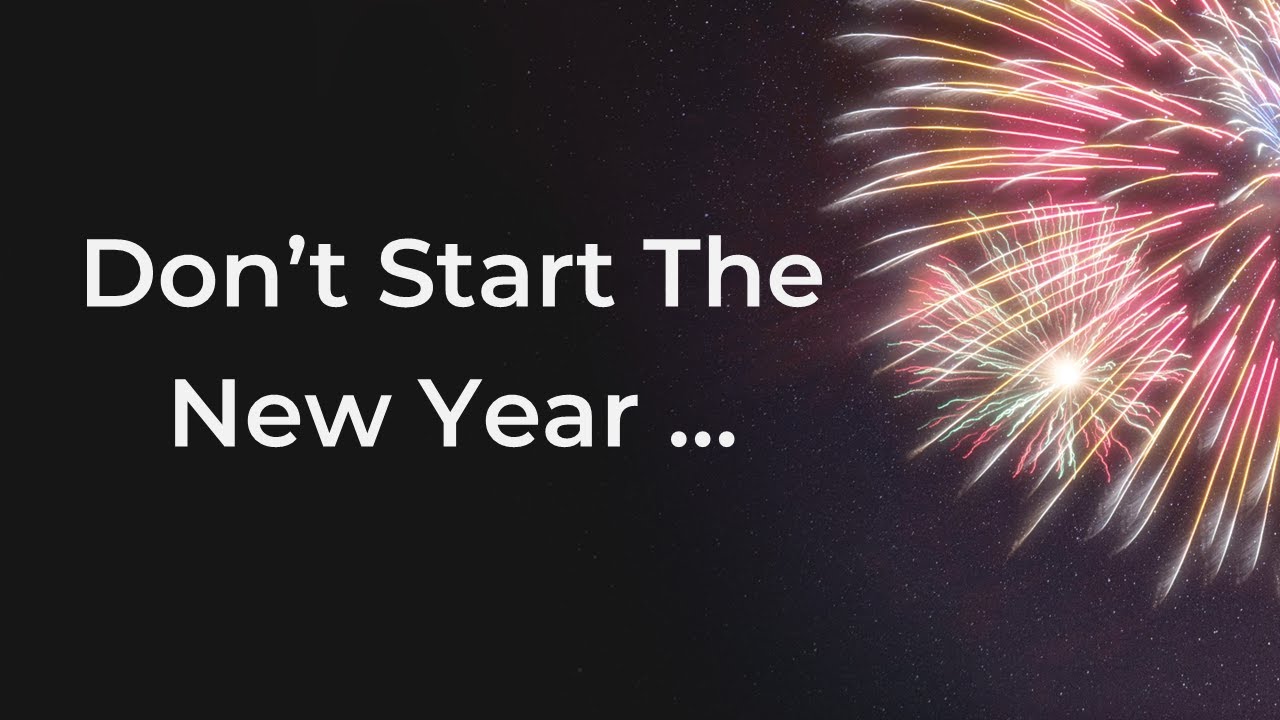 Pastor Tim Gammons: Don't Start The New Year - Bogus