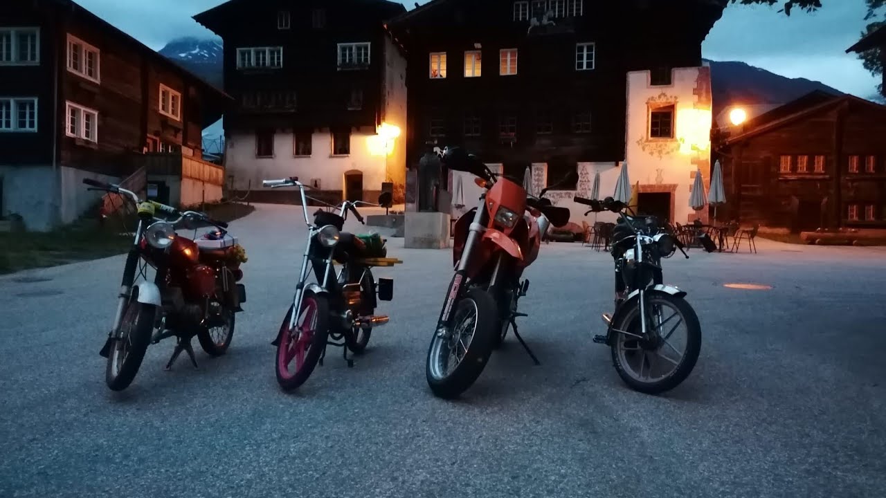 Mofa Tour 2020 von Uri über den Furkapass bis nach Wallis Brigerbad Teil 2/5
